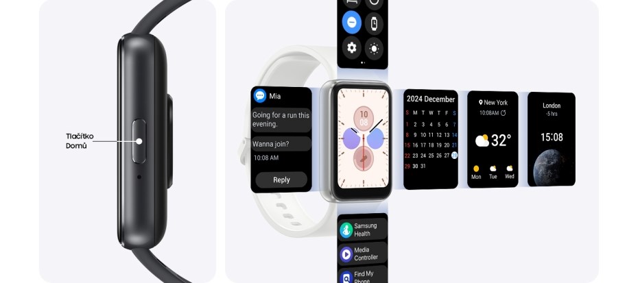 Samsung Galaxy Fit3 ovládání gesty